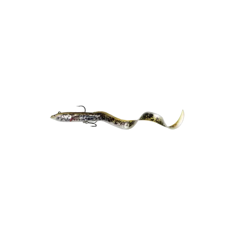 Hoge Kwaliteit 4D Real Eel Olive / Pearl | 30 CM | 80G | Sinking