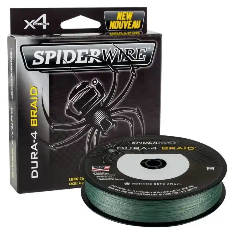 Goedkoop Spiderwire DURA-4 Braid Moss Green | 150M | 0.10MM | 9.1KG