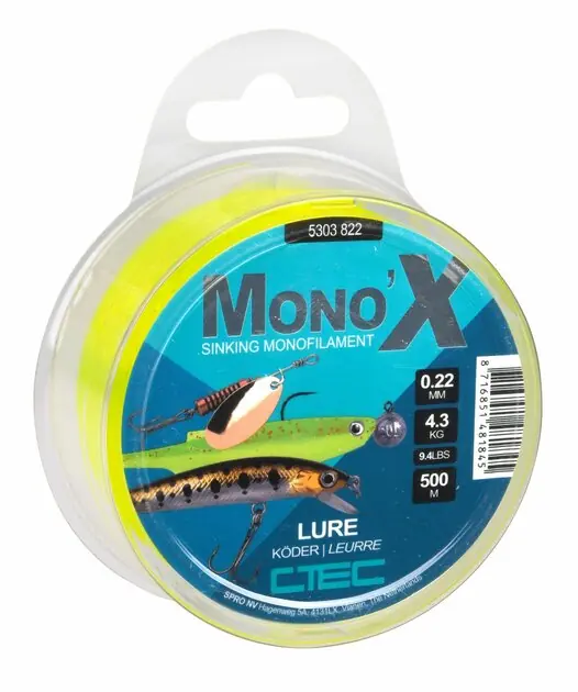 Spro C-Tec Lure X yellow kunstaaslijn Fabrieksprijs