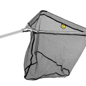 Uitverkoop Delphin rubber landingsnet met stalen blok 70x70 2,50 meter