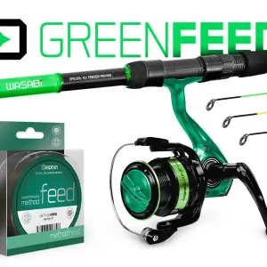 Fabrieksprijs Delphin feederset greenfeed 3,30 meter