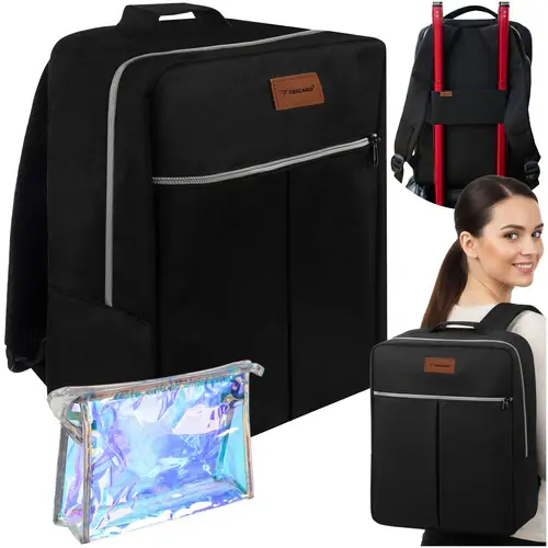 Nieuw Trizand Reisrugzak + Toilettas - 17L - Handbagage - 38x24x18 cm