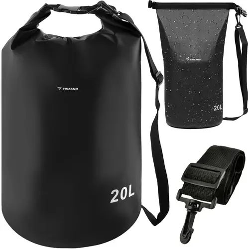 Trizand Waterdichte Tas - 20 Liter - Dry Bag - Zwart Actieprijs
