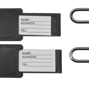 Benson 4-Delige Reisset - 2 Cijfersloten & 2 Kofferlabels - Zwart Rechtstreeks Van De Fabrikant
