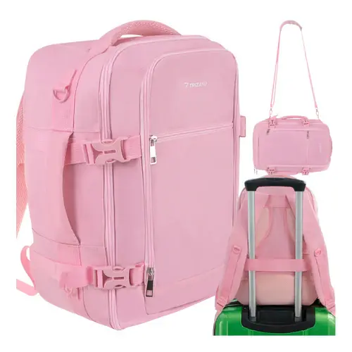 Trizand Reisrugzak 2-in-1 - 20L - Handbagage - 40 x 25 x 20 cm - Roze Aanbieding