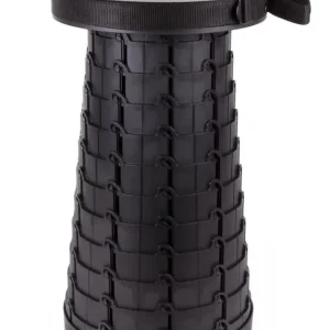 Benson Opvouwbare Kruk - Telescopisch - Draagbaar - Zwart - Max. 120 kg Gratis Retour