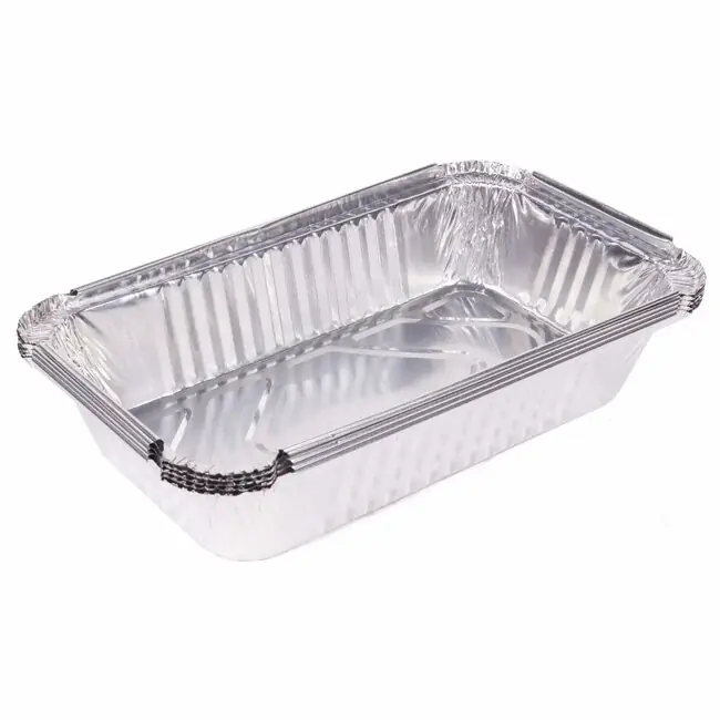 Benson Grillschalen Aluminium - 5 Stuks - 25 x 14 x 5,5 cm - BBQ Druipbakjes Beperkte Voorraad