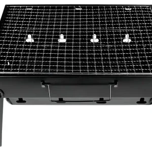 Direct Verzonden Benson Draagbare Barbecue - Compact met Handvat - 35 x 27 cm - Zwart