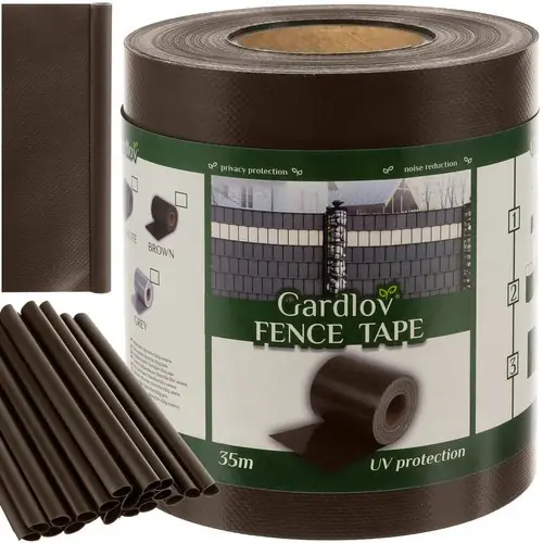 Gardlov Tuinafscheiding Tape - 19 cm x 35 m - 630 g/m² - Bruin Fabrieksprijs