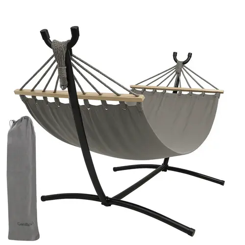 Goedkoop Gardlov Tuinhangmat - 200 x 150 cm - Met XXL Frame - Grijs - 250 kg