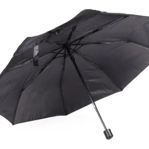 Rechtstreeks Van De Fabrikant Benson Mini Paraplu – Zwart – Ø 95 cm – Lichtgewicht – 8 Panelen