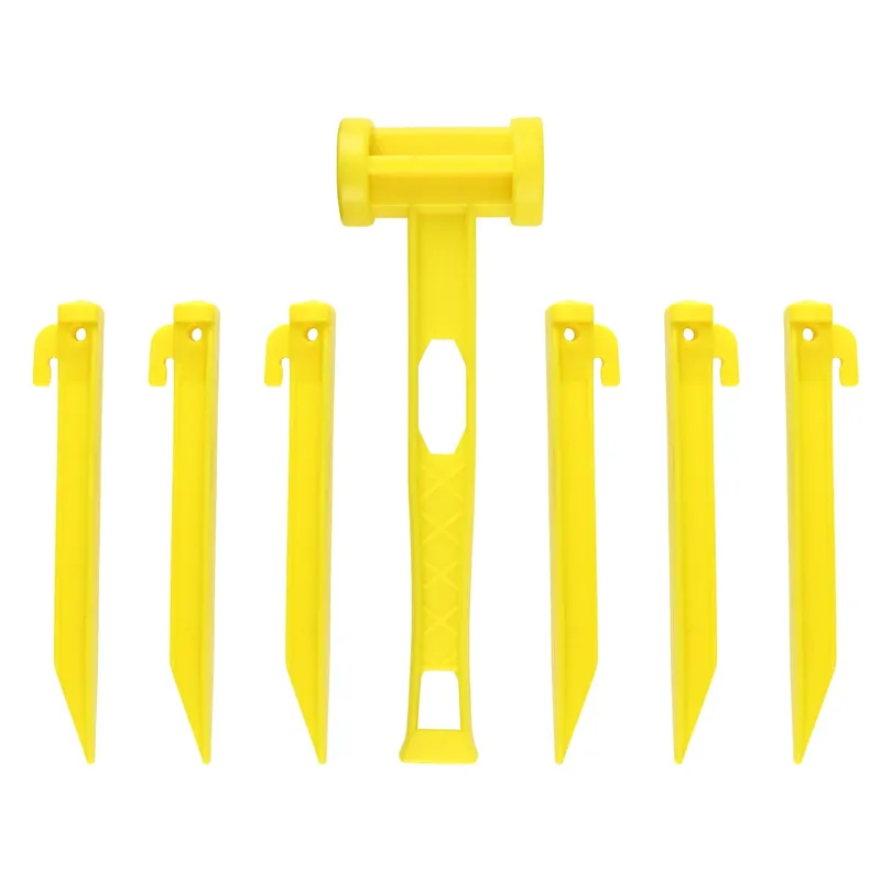 Benson Tentharingen Set met Hamer - 7-delig - Haringen 20 cm - Compact & Handzaam Nu Kopen