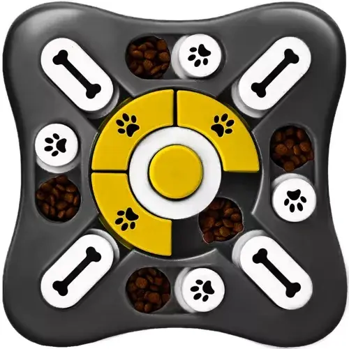 Purlov Interactieve Hondenpuzzel - Anti-Schrok Voerbak - 25,5 cm Gratis Retour