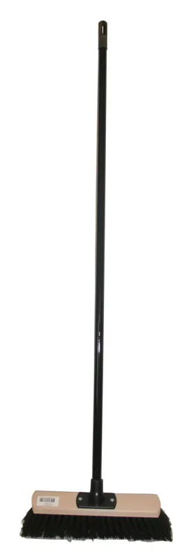 Benson Straatbezem - 30 cm - Zachte Kunststof Haren - Inclusief Steel Express Levering