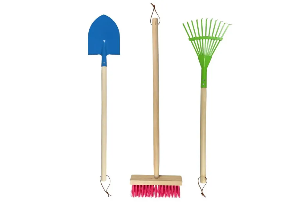 Nieuw Benson Kinderset Tuingereedschap - 3-Delig - Hark, Schep, Bezem