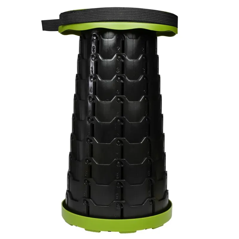 Benson Opvouwbare Kruk - Verstelbaar (6-46 cm) - Groen - Draagbaar Snelle Levering
