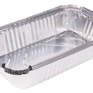 Benson BBQ Grillschalen - Aluminium - 5 Stuks - 25x14x5,5 cm Finale Uitverkoop