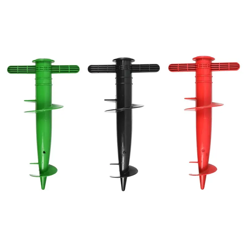 Beperkte Voorraad Benson Parasolvoet - Grondboor - Kunststof - 30 cm - 25-36 mm