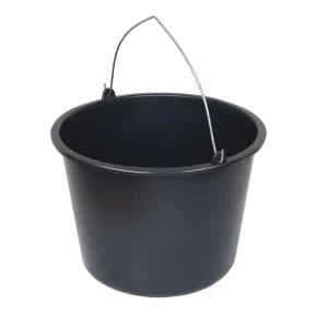 Benson Bouwemmer - 12 Liter - Zwart - Met Maatverdeling en Verzinkte Beugel Voordeelprijs