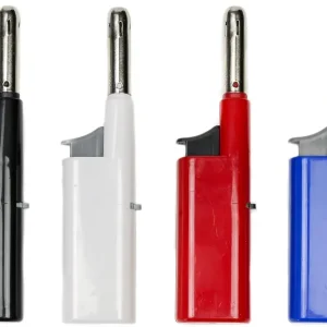 Benson BBQ-Aansteker Seattle - 124 mm - Navulbaar - Kleurenmix Hoge Kwaliteit