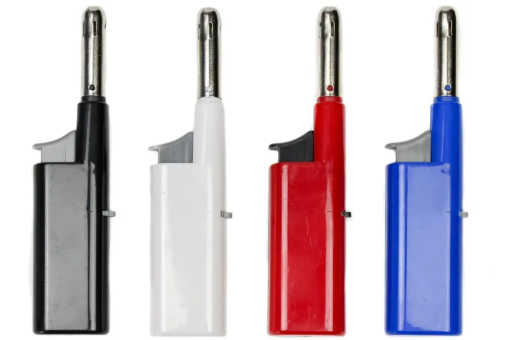 Benson BBQ-Aansteker Seattle - 124 mm - Navulbaar - Kleurenmix Hoge Kwaliteit