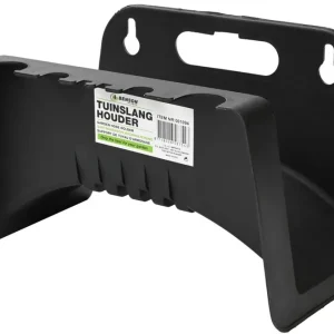 Benson Tuinslanghouder - Wandmodel - Zwart - Voor 15 Meter Slang Lage Kosten