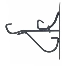 Benson Metalen Plantenhanger - 25 x 24 cm - Zwart - Voor Muur & Balkon Direct Beschikbaar