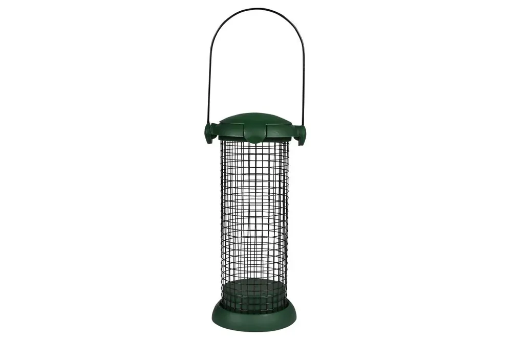 Veilige Betaling Benson Vogelvoedersilo - 19 cm - Groen - Voor Zaden & Vetbollen