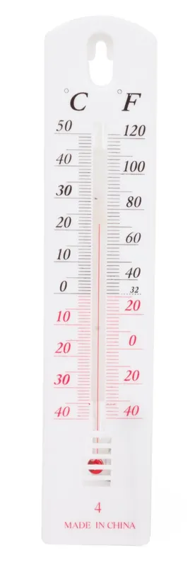 Benson Buitenthermometer - Wit - 20 cm - Voor Binnen & Buiten Seizoensaanbieding