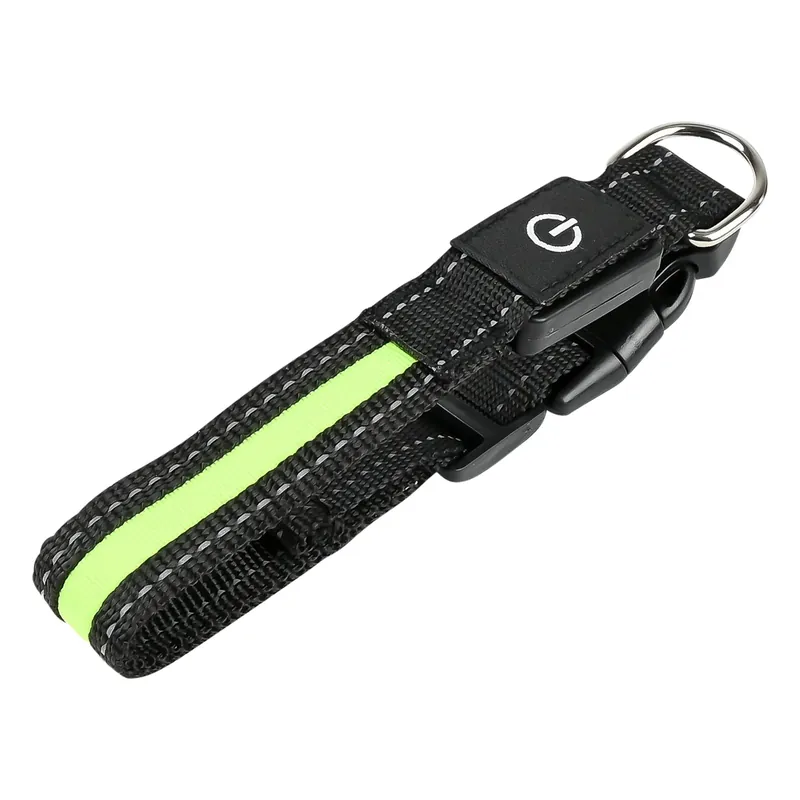 Benson LED Hondenhalsband met Reflectie - 40 cm - Fluorescerend Speciale Aanbieding