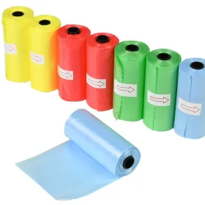 Nieuw Benson Kleurrijke Hondenpoepzakjes - 8 Rollen - 120 Stuks - Sterk