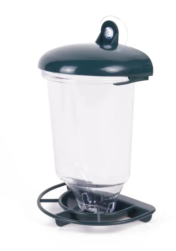 Bestel Nu Benson Vogelvoedersilo met Zuignap - 22,5 cm - Groen - Pindasilo