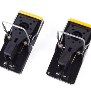 Benson Plastic Muizenvallen - Set van 2 - 9.7 cm - Ongediertebestrijding Betaalbaar