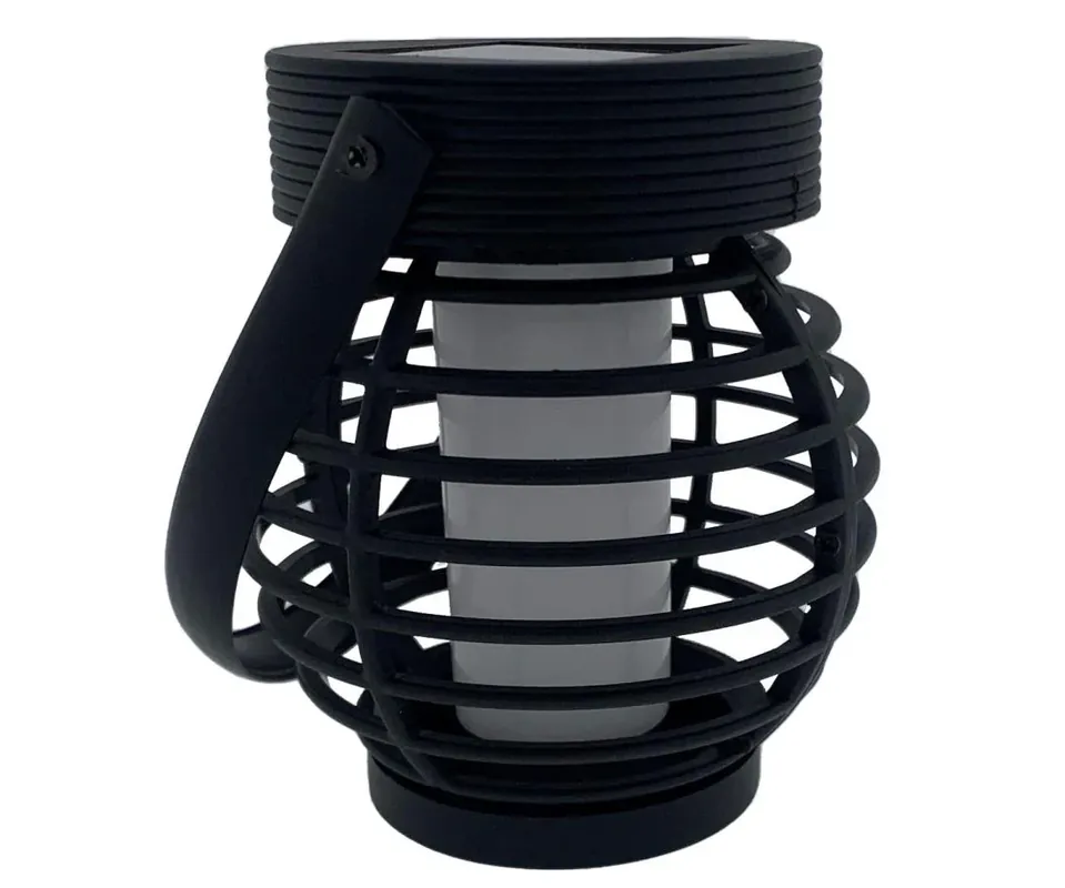 Weekendaanbieding Benson Solar LED Tuinlamp – Ø 9 cm – Realistisch Vlam Effect – Compact