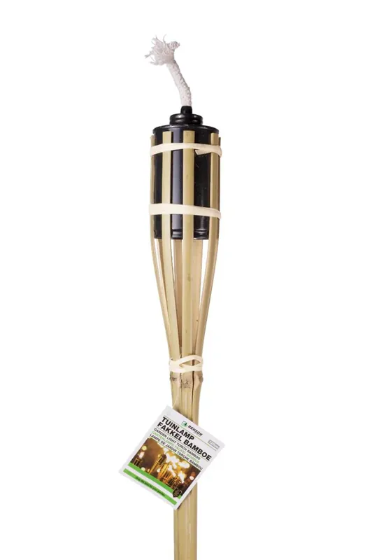 Benson Tuinfakkel Bamboe – 120 cm – Authentiek & Navulbaar Favoriet